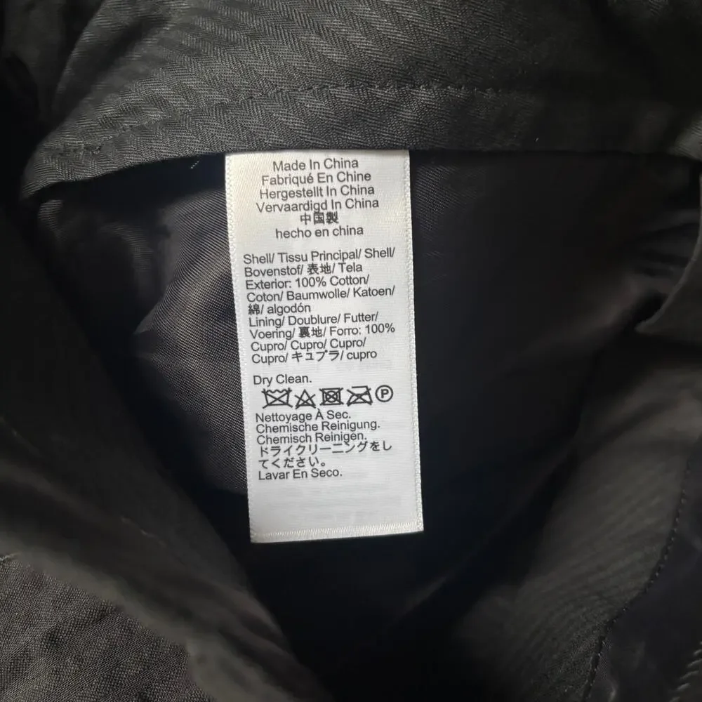 NWT J CREW LUDLOW BLACK SEERSUCKER SUIT SIZE 40